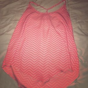 Racer back flowy tank top.